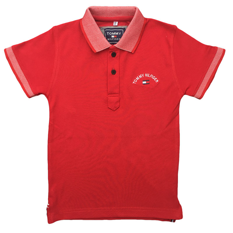 Boys Shirt Polo Red