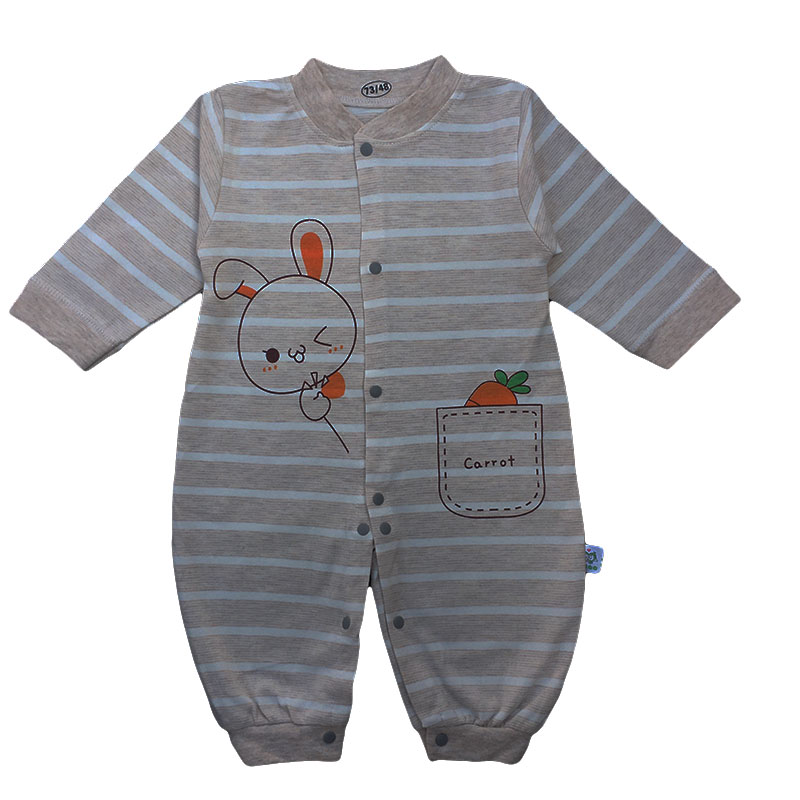 Boys Romper Brown Stripes