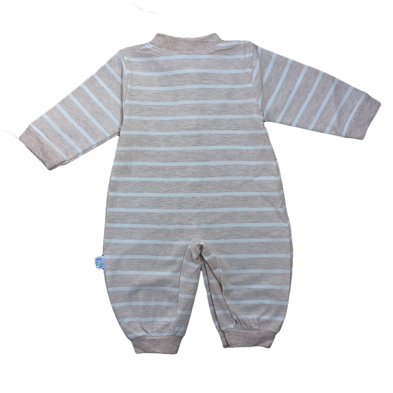 Boys Romper Brown Stripes