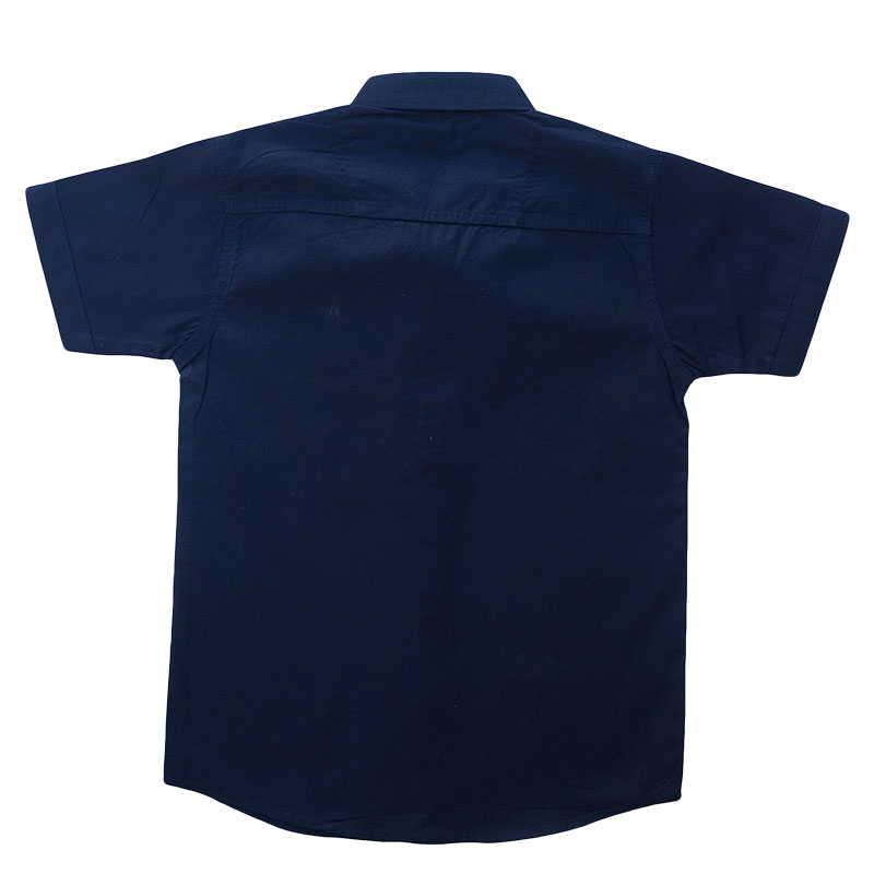 Boys Casual Shirt Dark Blue