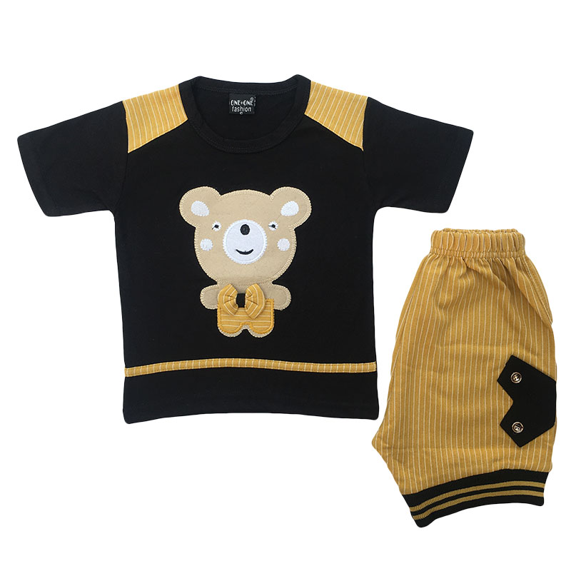 Teddy Black Shirt & Short